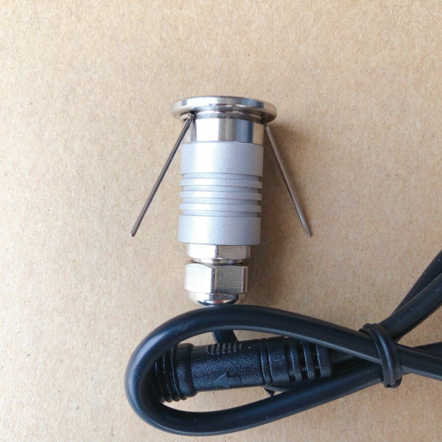 12V Waterproof 1W IP67 Mini LED Underground Light Outdoor Ground Garden Path Floor Buried Yard Spot Landscape Terrace Lighting