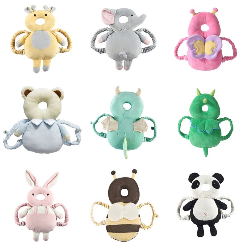 Baby Slaap Klepstandsteller Veiligheid Producten Kind Cartoon Peuter Breukvast Ademend Hoofdsteun Hoofd Crash Bescherming Pad Cap