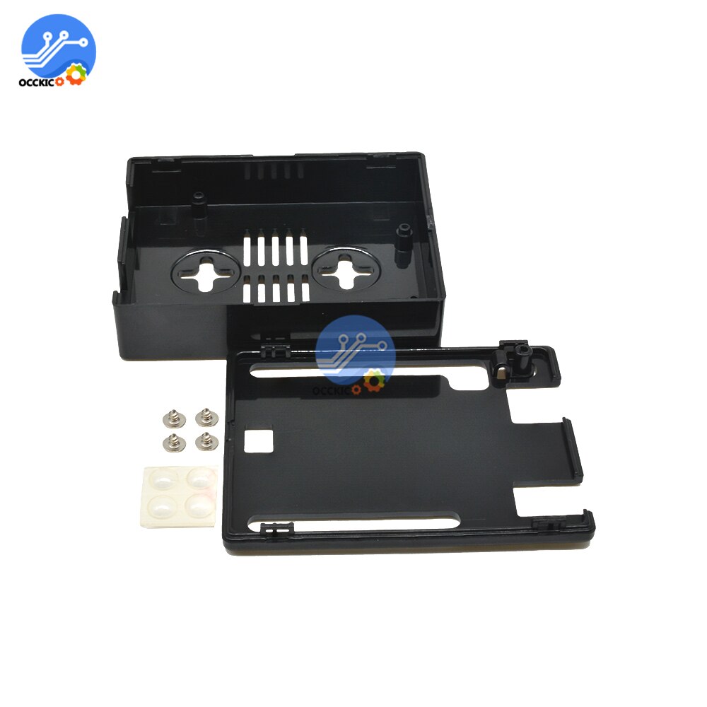 Zwart Abs Plastic Behuizing Beschermende Case Doos Shell Voor Arduino Uno R3 Compatibel Usb Korte Huidige Bescherming Diy Kit