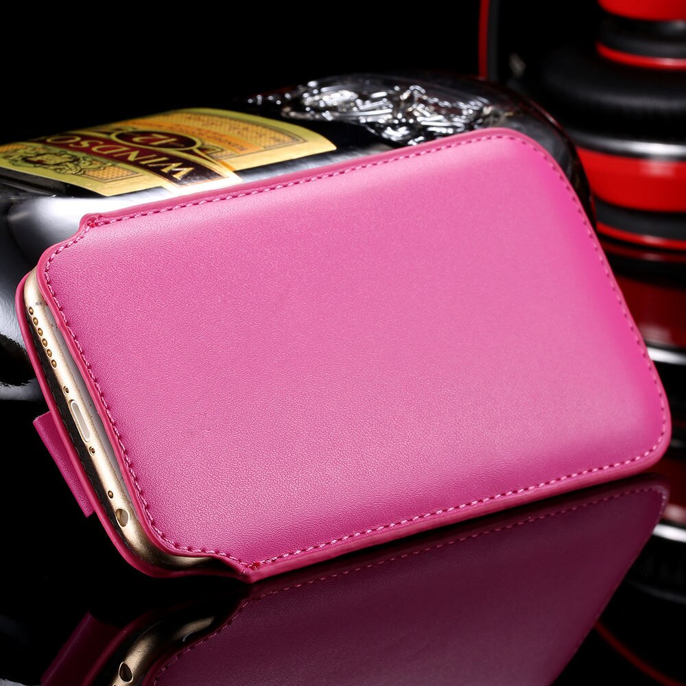 NORTHFIRE 5.5 pouces universel téléphone sac étui pour Huawei P30 Pro PU cuir étuis pour Xiaomi Mi9 luxe affaires Vintage pochette: rose