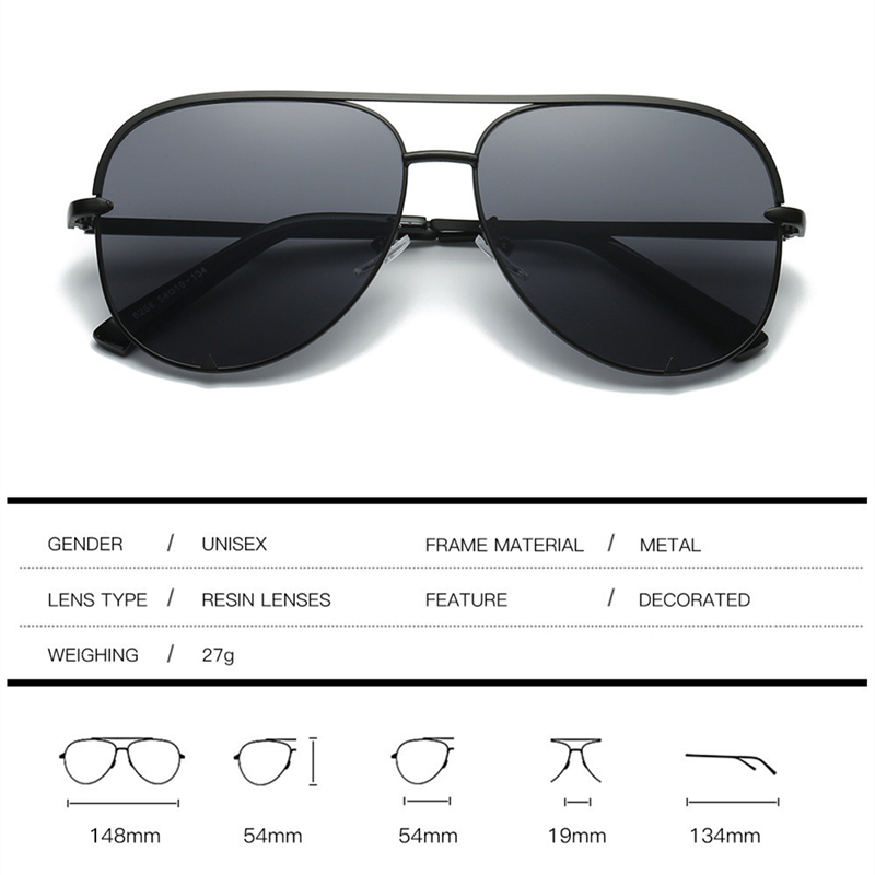 Pilot luftfart solbriller kvinder nuancer retro klassisk gradient solbriller kvindelige mandlige luksus mærke lunette