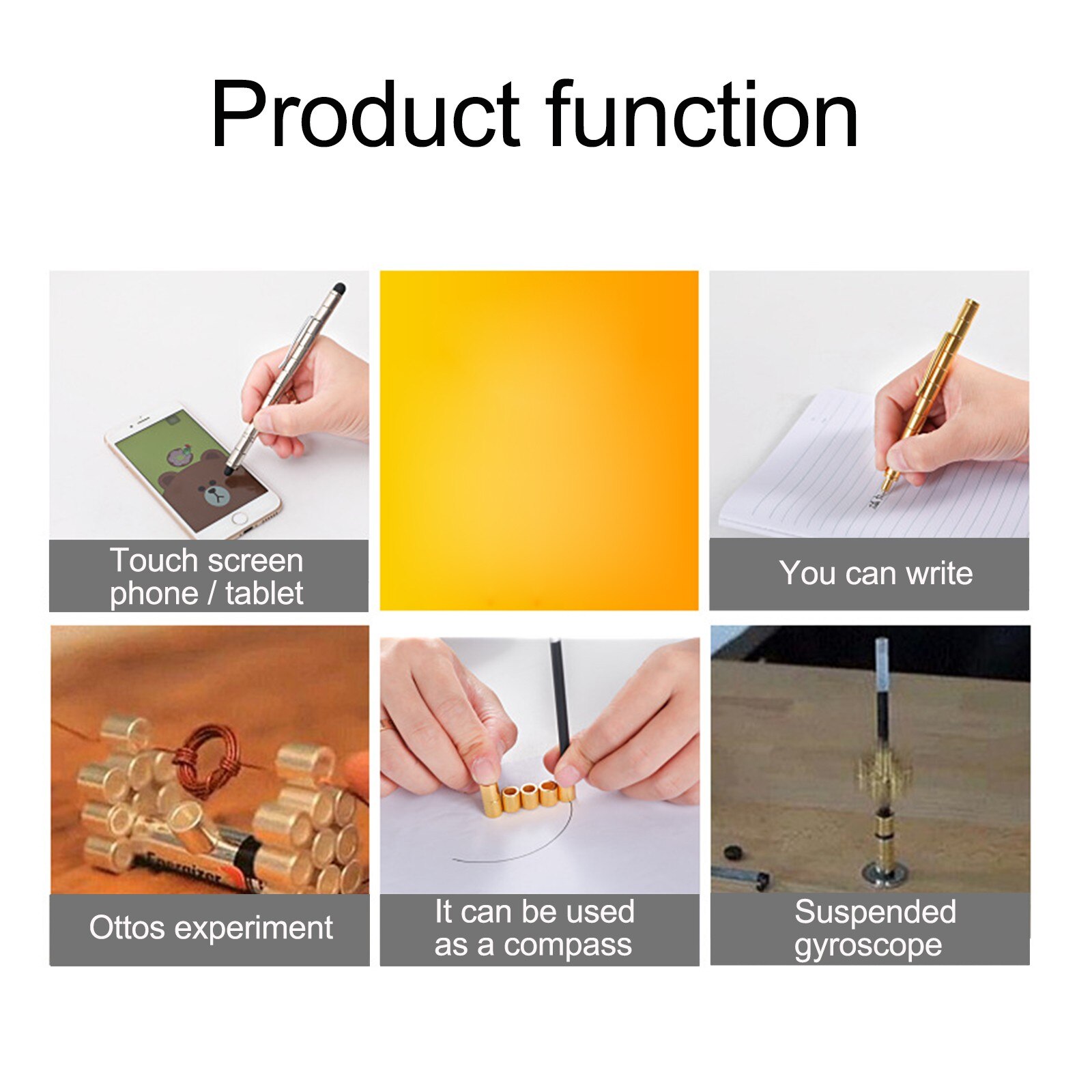Magneet Gel Pen Speelgoed Pen Magnetische Gebouw Speelgoed Decompressie Fidget Speelgoed Voor Volwassen En Kinderen Stress Kantoor Product Speelgoed