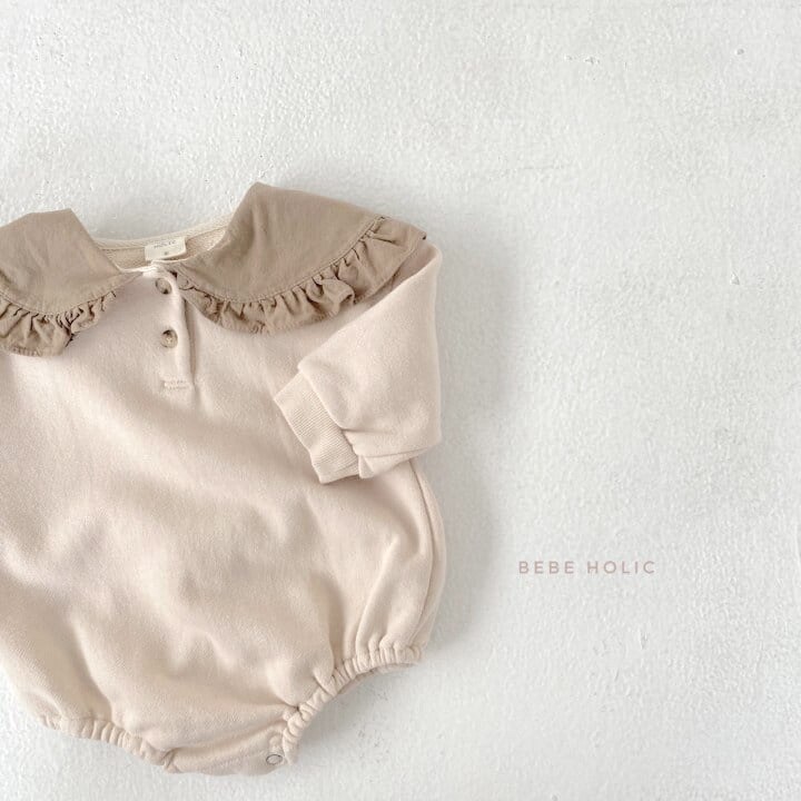 Babykleidung für mädchen mit großem revers, einfarbiger babybody aus baumwolle, langarm-Baby-jungen-strampler