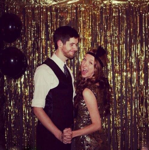 Metallic franje gordijn feestfolie kerstversiering bruiloft decoratie achtergrondfolie regengordijn kerstversiering