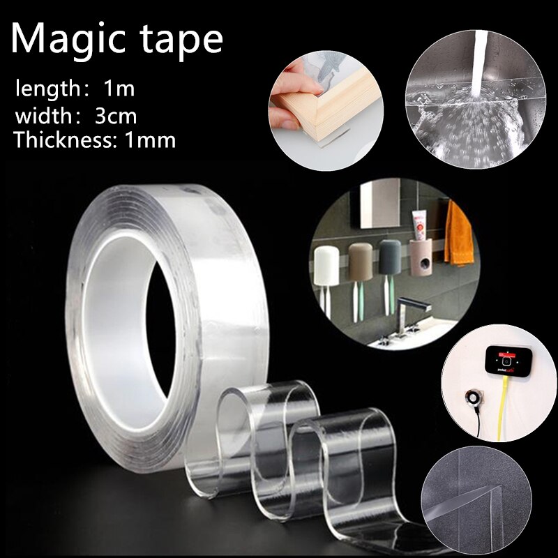 Roestvrijstalen föhnhouder, roestwerende föhnhouder, badkameraccessoires, föhnhouder: Magische tape