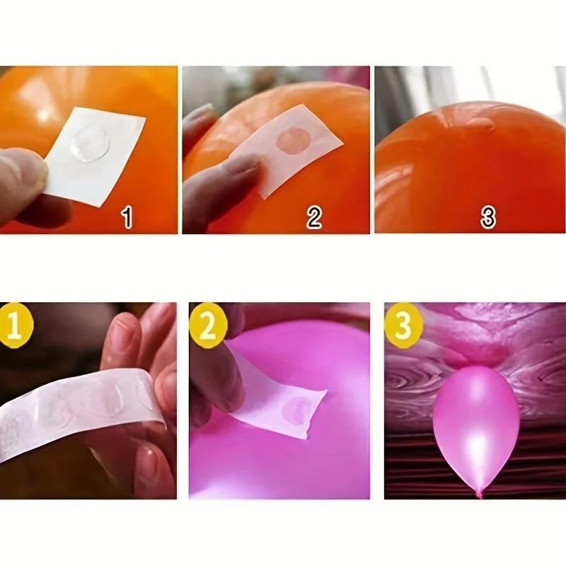 100-1000 stuks lijm voor ballonnen, lijm voor plafond/muur, feestdecoraties en dubbelzijdige lijm voor kantoorbenodigdheden