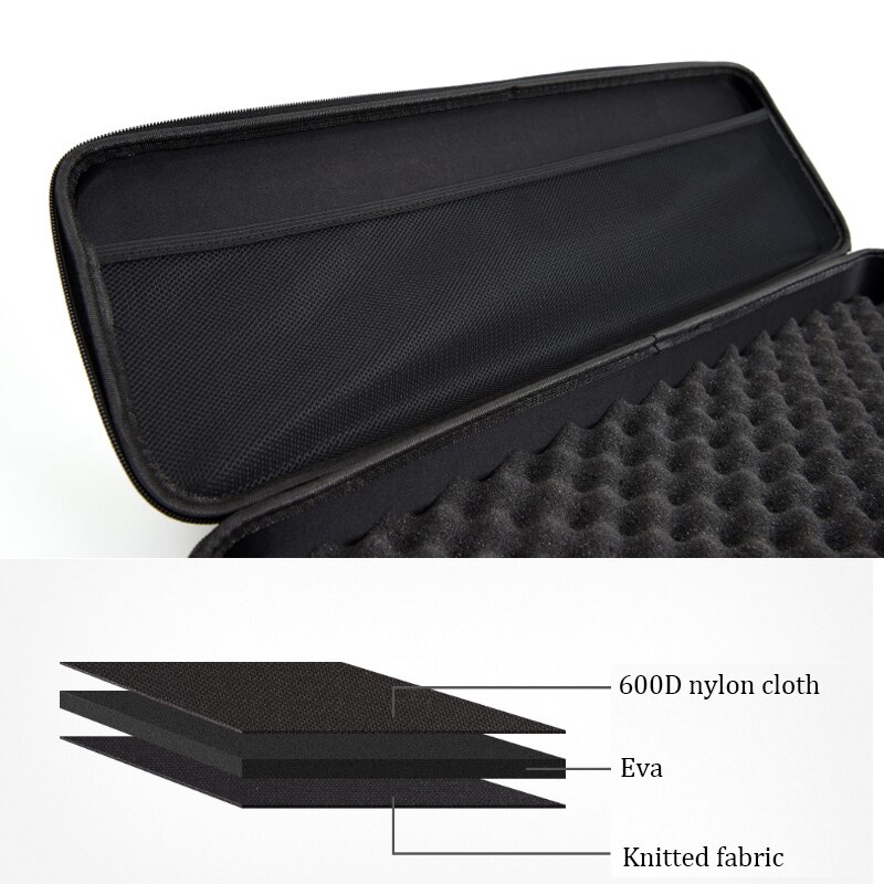 Ulkoilulaukku 54 * 19 * 9cm 1 kpl kannettava kalastusvälinelaukku eva iskunkestävä onkitarvikkeet kelan säilytyslaatikko