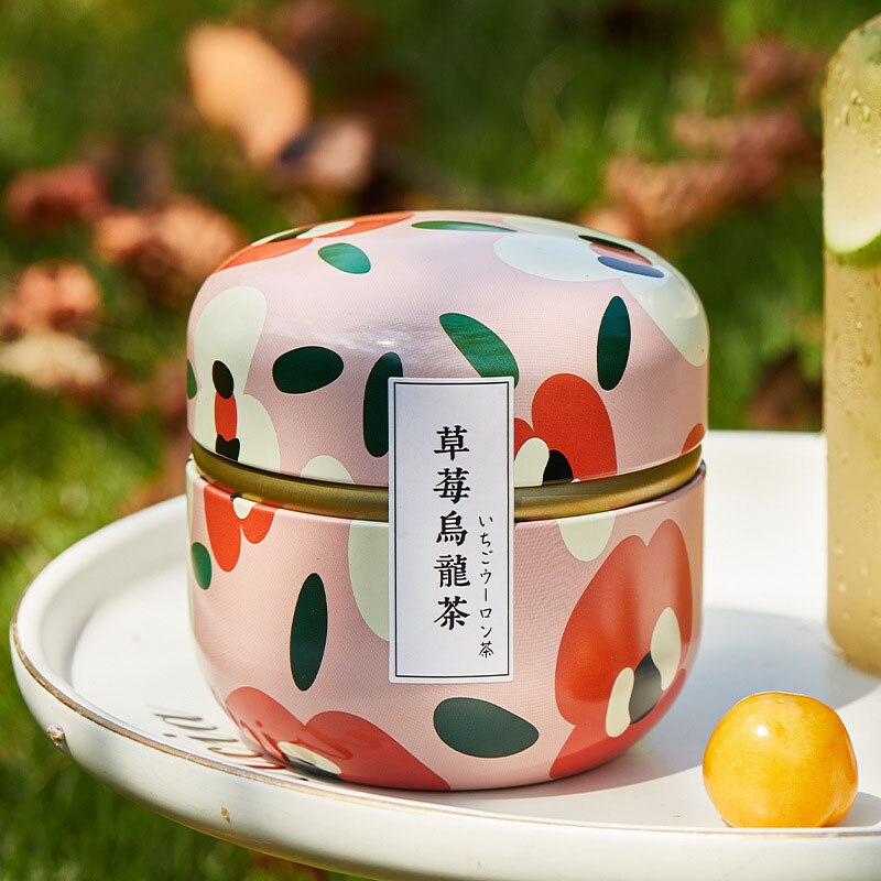 Mini Tea Caddy Tea box,Coffee Tins Food Storage Container Storage Box for Tea Coffee Herb Candy Chocolate Sugar Spices: Style 7
