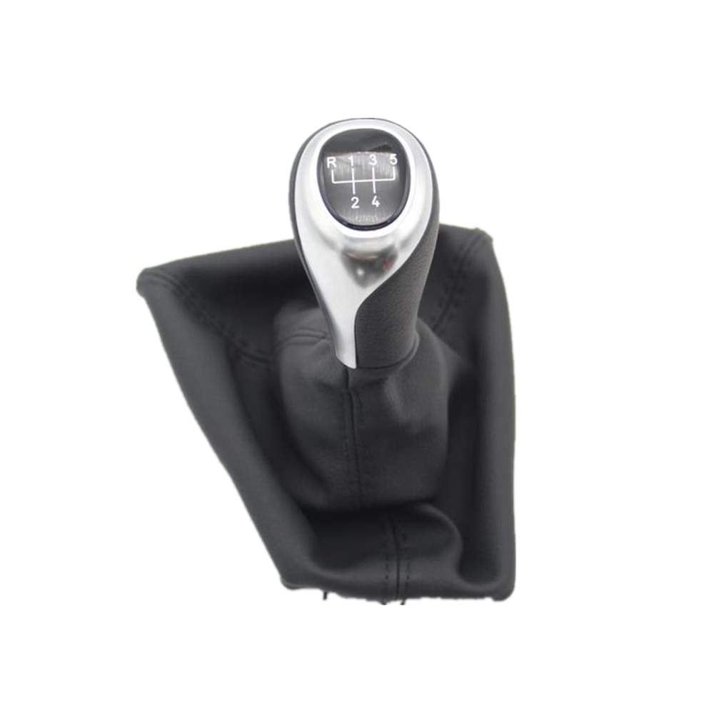 5 / 6 Speed Gear Lever Stick Shift Knob With Leather Boot For BMW 1 Series F20 F21 Car-styling