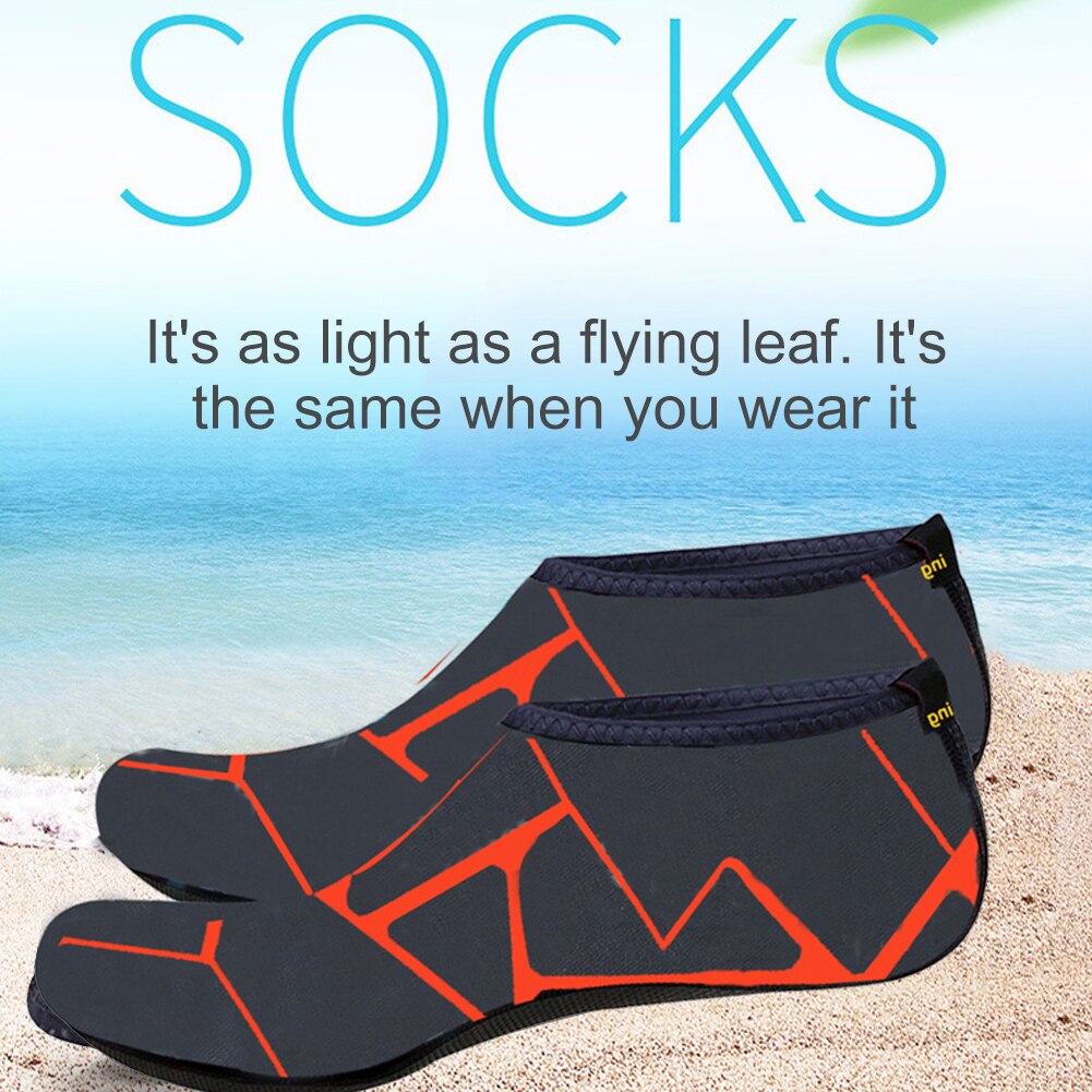 1 Paar Unisex Duiken Sokken Zomer Strand Barefoot Water Sportschoenen Aqua Snorkelen Sokken Zwembad Antislip Schoenen