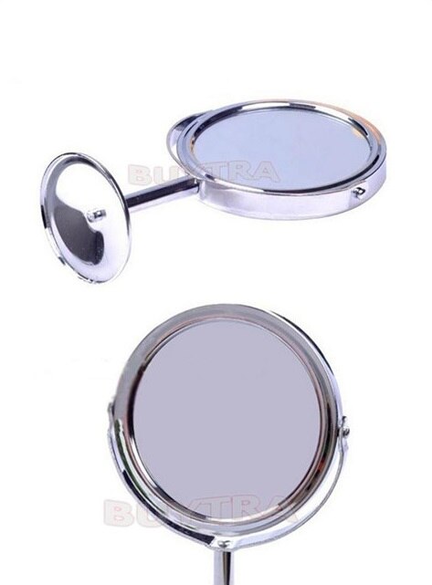 Dubbelzijdige Cosmetische Spiegel Normaal En Vergrootglas Make Circulaire Stand Spiegel Vergrootglas Beauty Make-Up Spiegel