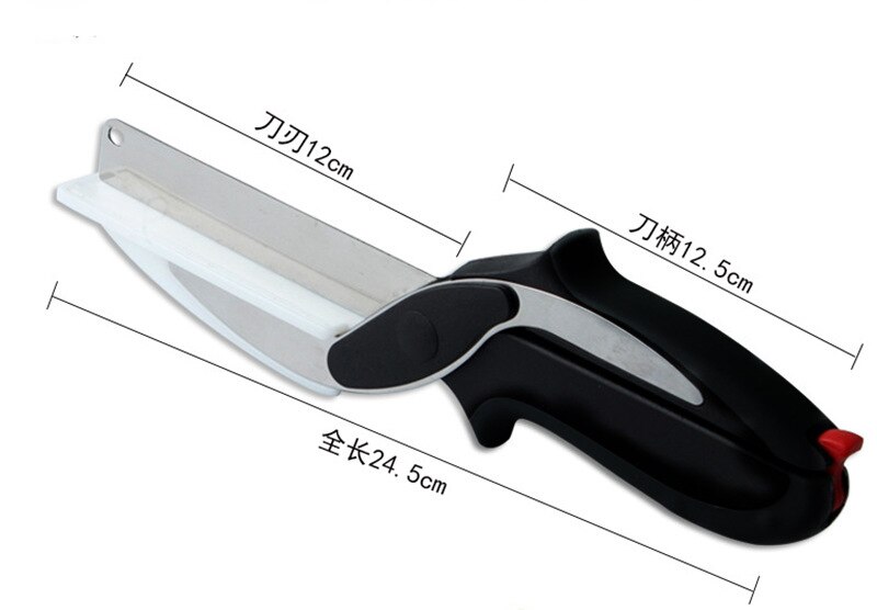 Edelstahl Multifunktions Küche Gemüse Fleisch Brot Schere Schneidemaschine Zerhacker Cutter