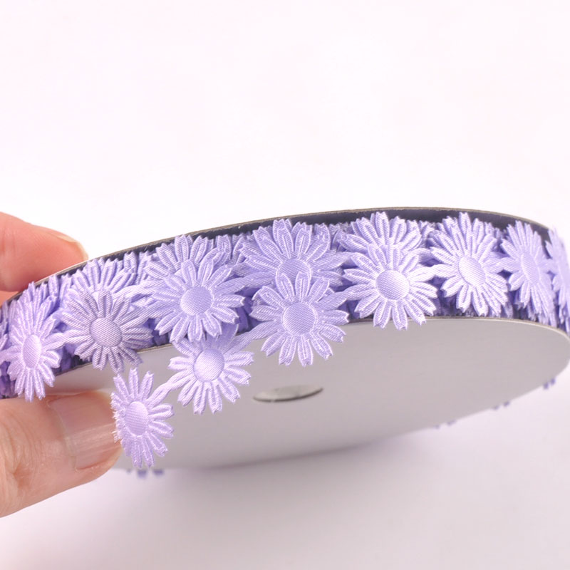 Width1.8cm Multicolor Bloem Kant Linten Voor Ambachten Wikkelen Lint Diy Geborduurde Stof Wedding Party Home Decor C2410