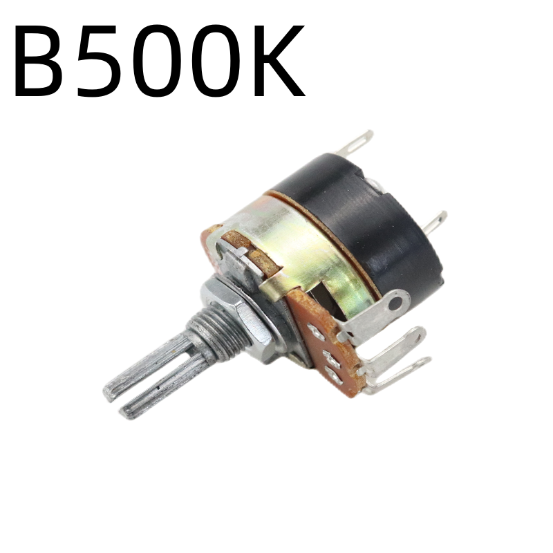 Potenciómetro con interruptor Dimmer Potenciómetro ajustable B10K B50K B500K: Azul