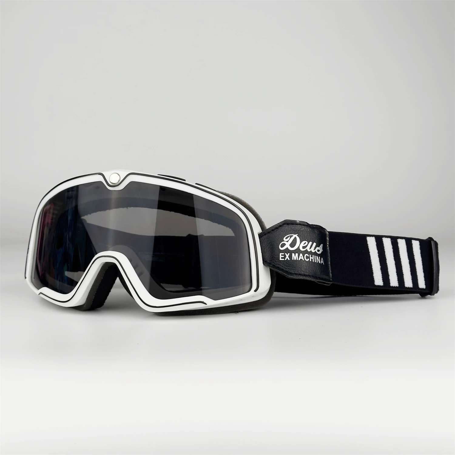 Motorhelmbril Retro motorfiets off-road fietsen Fietszonnebril Winddicht en zanddicht Off-road universeel glas...: Champagne
