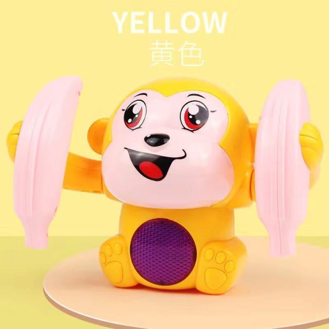 Educational Toys Talking Moving Voice Control Tipping Monkey Toys for Baby Boys Girls: yellow