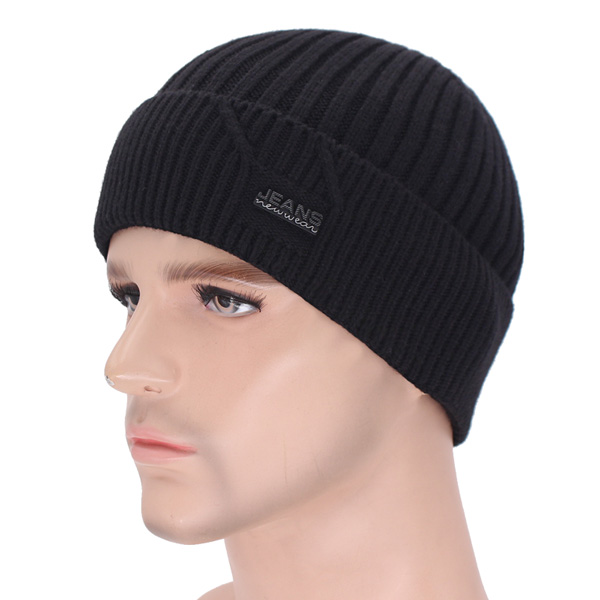 Marca Skullies Gorros Hombres Sombreros de invierno para hombres Gorra  Mujeres Sombrero de punto de invierno Hombre Cálido Gorro grueso Gorro  Bonnet Piel de punto Gorro