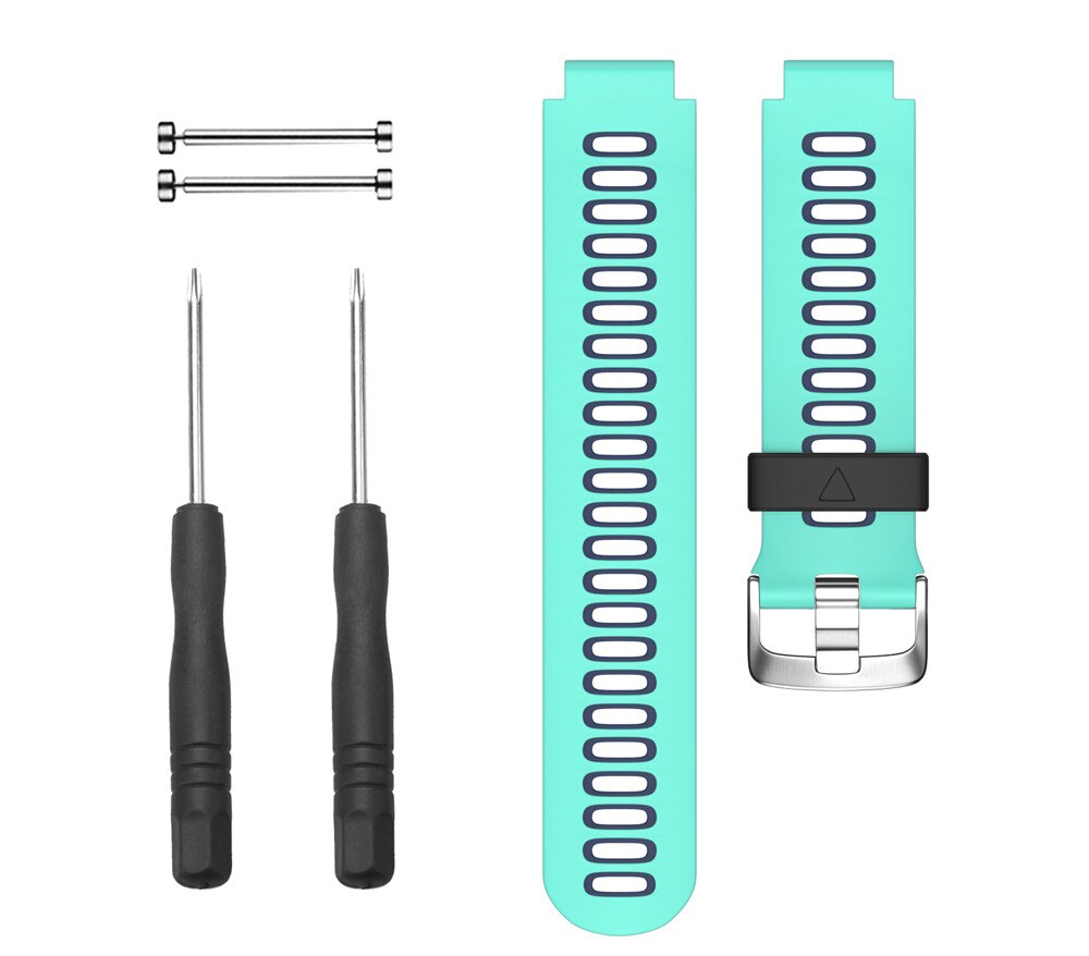 for Garmin Forerunner 735XT Watch Silicone Watchband For Garmin Forerunner 735 Replacement Wrist Watch Band bracelet strap: BU