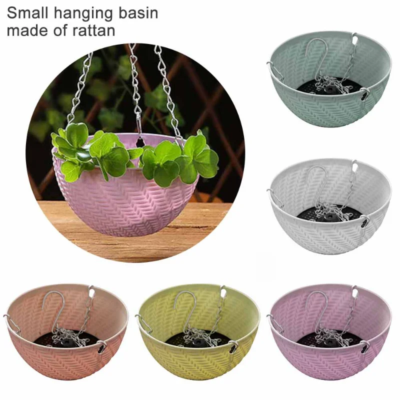 1pc Harz Pflanze Blume hängen Topf Korb Zimmer pflanze KleiderbüGel Ich bin Freien hängen Topf Halfter Korb hängen Pflanzer