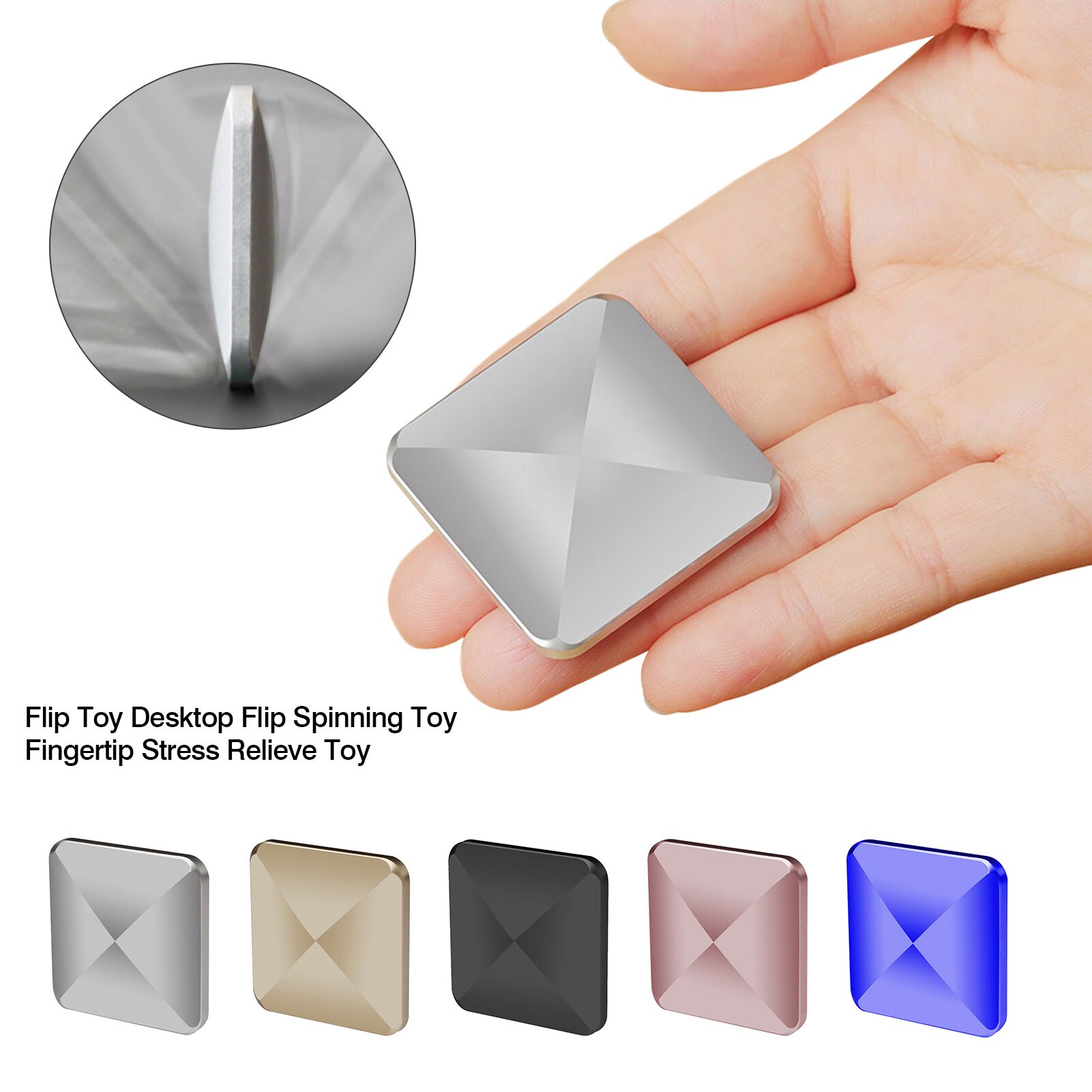 Fliper Speelgoed Desktop Fliper Spinning Toy Vingertop Stress Verlichten Speelgoed Pocket Speelgoed Kantoor Board Game Abs