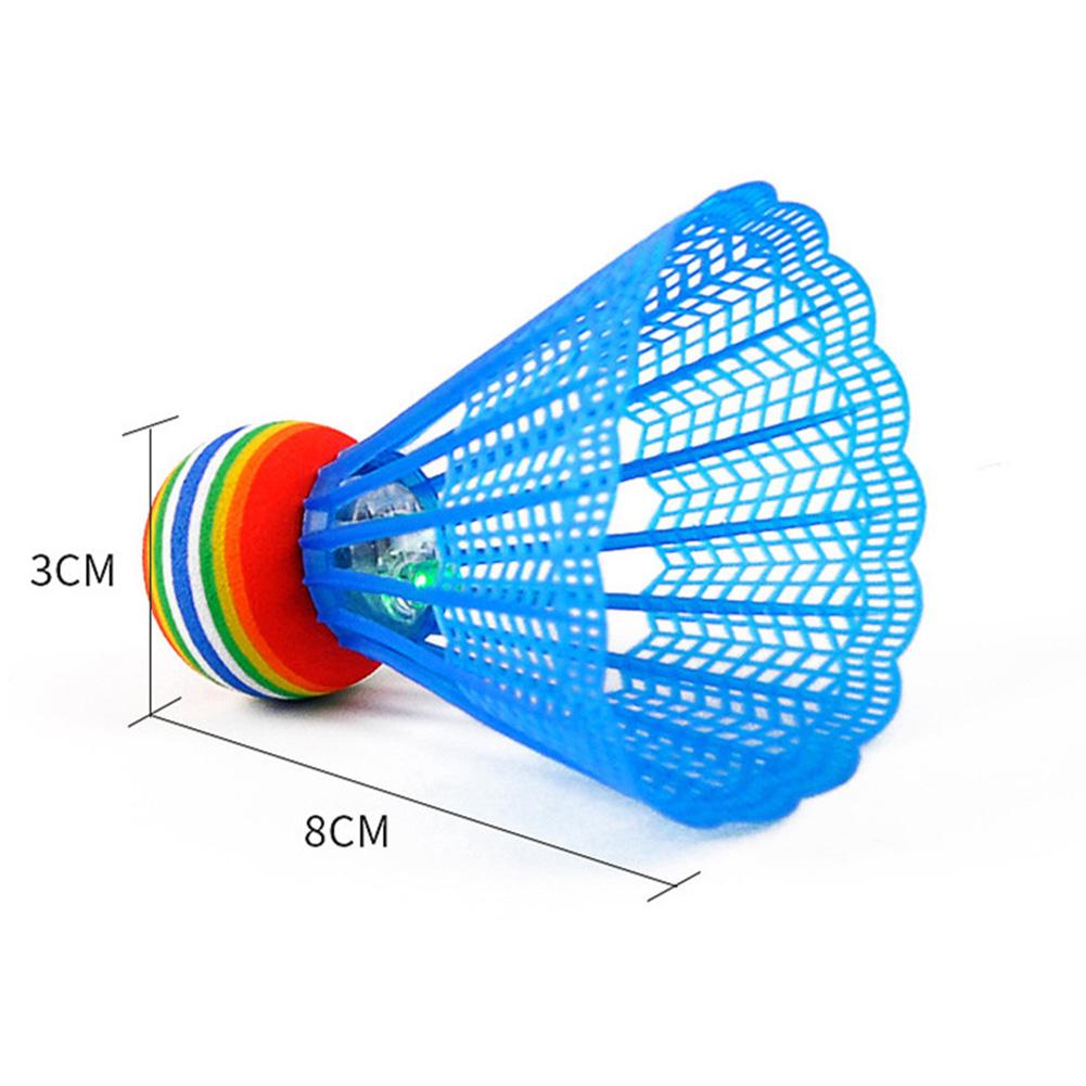 LED Licht Badminton Ball dunkel Nacht Leuchtende Licht-hoch Badminton Federbälle Bunte Beleuchtung Bälle