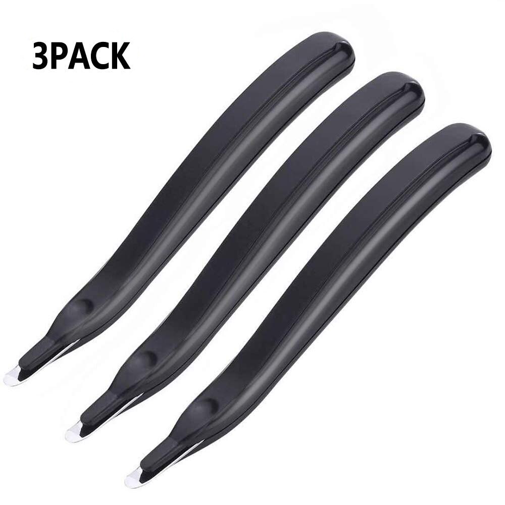 3 Pcs Staple Remover Magnetic Easy Staple Removers Tool Staple Puller Remover Staple Pullers For Office Suppliers: Black