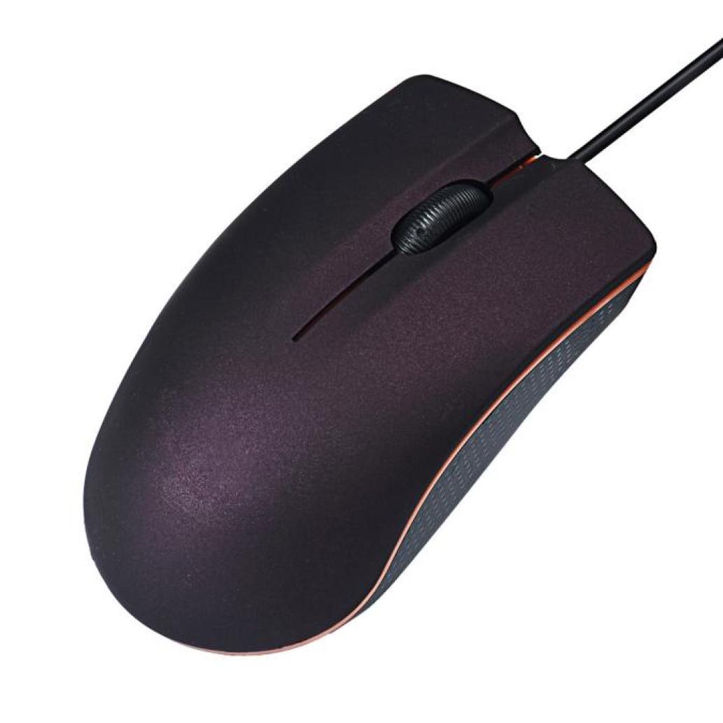 Optische Led Wired Ergonomische Muis 1200Dpi Optische Gaming Muizen Met Scroll Wheel Usb Kabel Voor Pc Laptop Kantoor Computer desktop: Purple