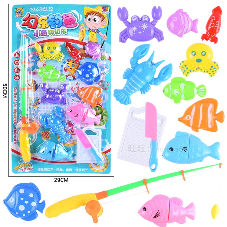 Stijl Board Niveau [Primus Vissen Paradise] Speelhuis Zomer Strand Spel Speelgoed Set: 52793 Hanging Board Magic Le 2 in 1 Fishing Slicer