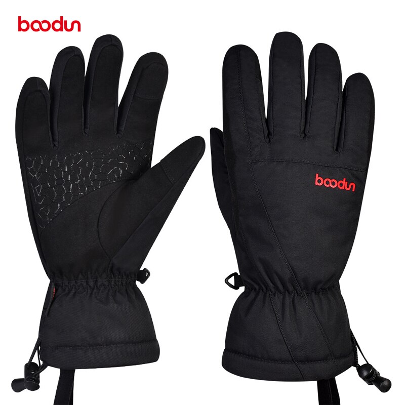 Masculino feminino luvas de esqui separado dedo impermeável lã térmica quente neve esqui snowboard luvas de inverno esportes ao ar livre luvas