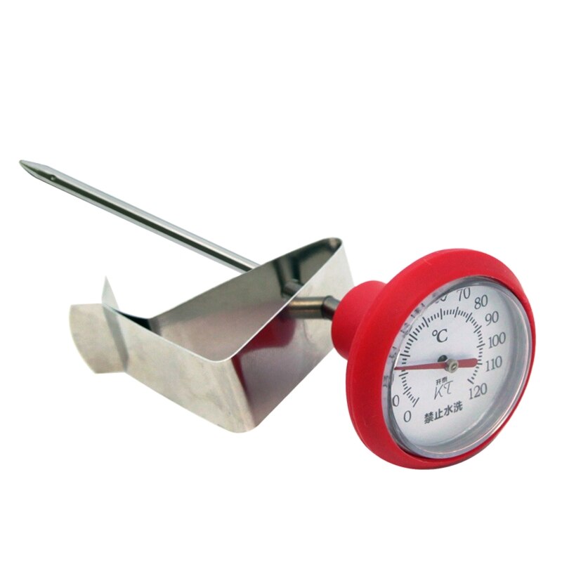 5" Mechanical Meat Thermometer 304 Stainless Steel Probe Food Thermometer for Turkey BBQ Milk