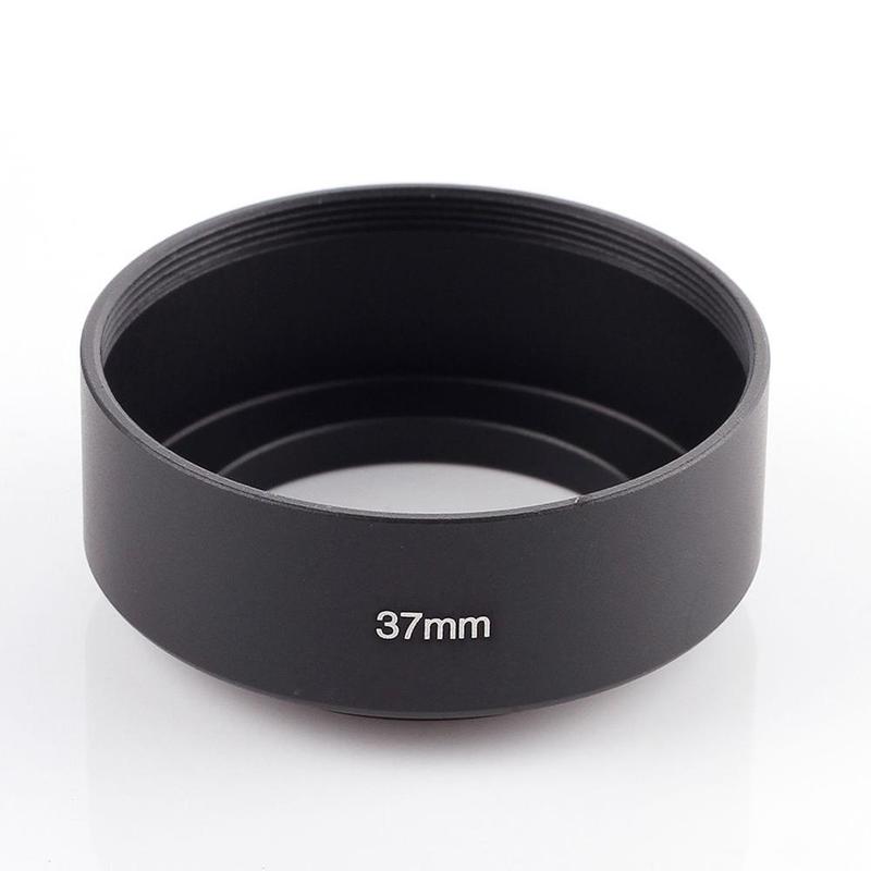 37mm Universal Camera Black Thread Mount Metal Lens Hood Accessories Protector Camera U8L6