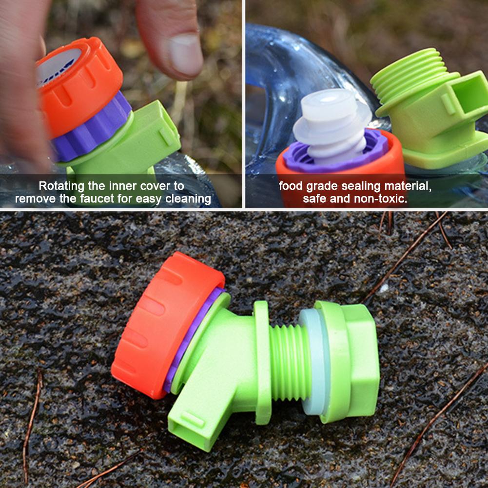 25L Car Driving Water Bucket PC Thickened Camping Water Tank Portable Water Container With Faucet For Camping Hiking Picnic