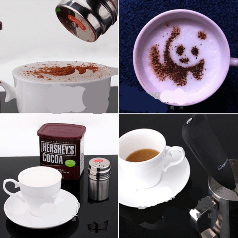 16Pcs Latte DIY Art Stencils Templates Cappuccino Grandado