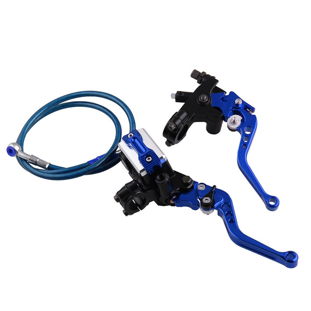 Motorcycle Brake Set Universal Alloy Front Brake Master Cylinder Cable Clutch with Adjustable Levers: NO.11