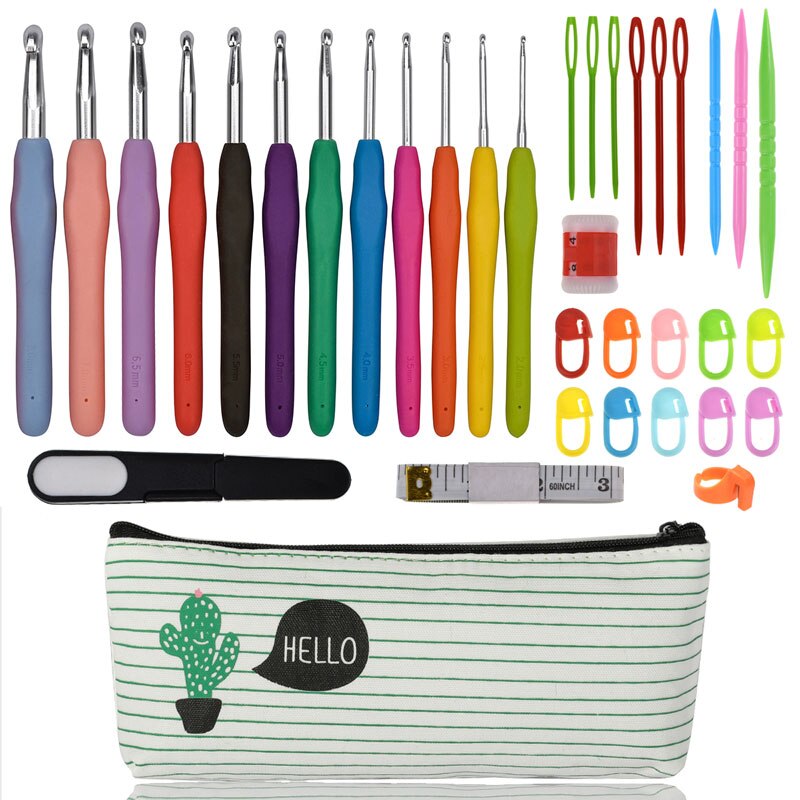 12 Styles Crochet Hook Set DIY Weave Needle Arts Craft For Knitting Needles And Crochet Hooks Sewing Tools Accessories For Women: Style 5