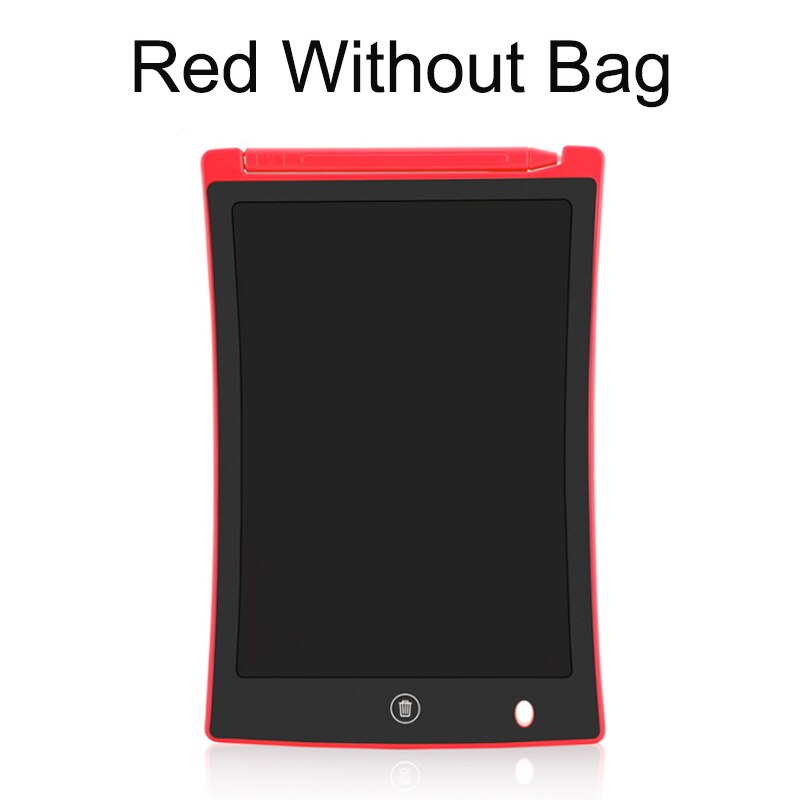 Brand Electronic Writing Board 8.5 Inch Memo Whiteboard Kids Blackboard for School Children Drawing Playing Handwriting: Red without Bag