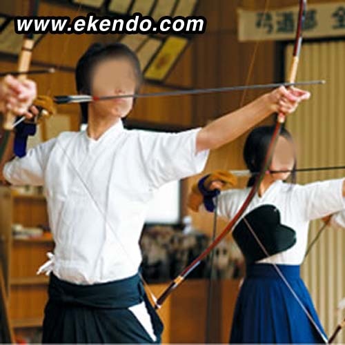 IKENDO.NET-KG035-vêtements KYUDO pour hommes-100% coton uniforme KYUDO japonais ceinture KYUDO hakama KYUDO