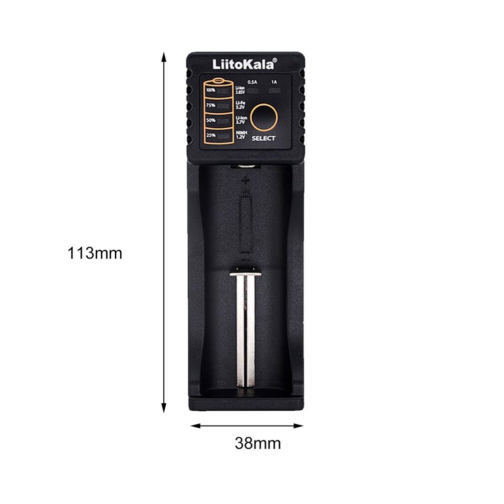 Liitokala Lii-100B 18650 ładowarka 26650 21700 14500 10440 NiMH li-jon ni-cd inteligentna uniwersalna ładowarka baterii