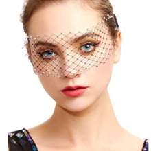 Diadema de velo Estilo Vintage para mujer, tocado para , velo de novia, velo de boda