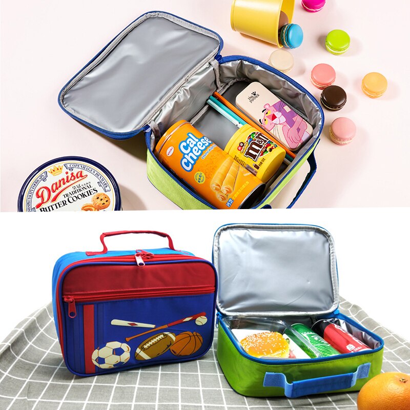 Draagbare Lunch Tas Voor Mannen Vrouwen Kids Cartoon Thermische Bento Cooler Carry Bakken Geïsoleerde Ontbijt Picknick Voedsel Box Case