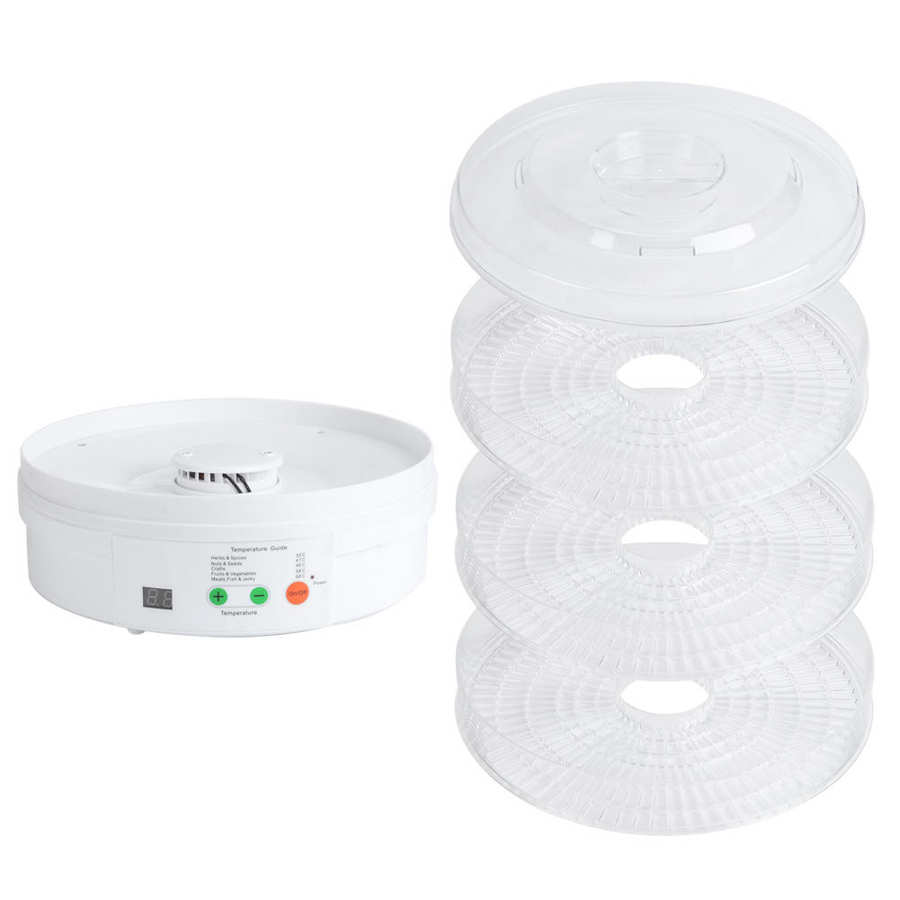 Electric Food Dehydrator Portable Intelligent 3‑Layer Electric Food Dehydrator Fruits Vegetable Dryer Machine Meat or Beef