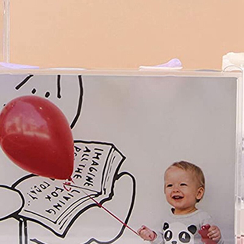 Shadow Box Frame Acrylic Photo Frame DIY Desktop Display Box All Transparent Storage Box