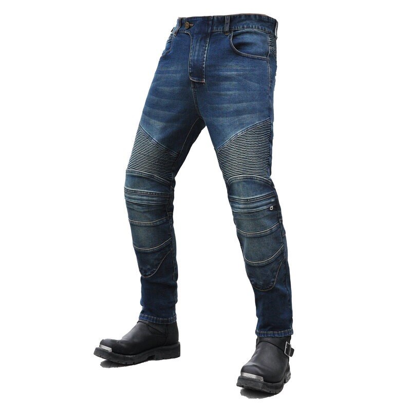 Motorcycle jeans protective gear rider jeans off-road jeans blue black