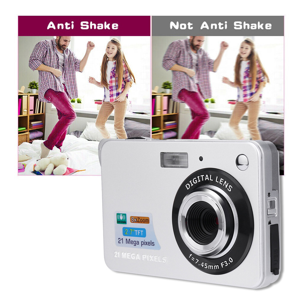 2.7HD Screen Digitale Camera 21MP Anti-Shake Gezichtsdetectie Camcorder Zwart Wit 28 #