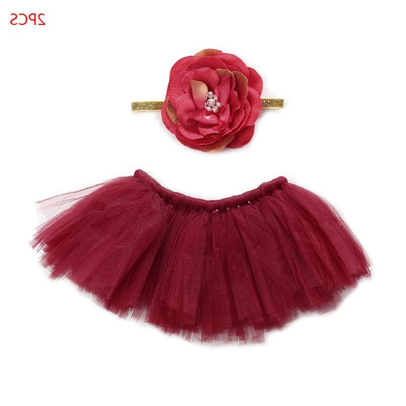 neugeboren Ballettröckchen Felsen Kleinkind Baby Kopfschmuck Blume Mädchen Fotografie Stütze Outfits L21F: Ursprünglich Titel