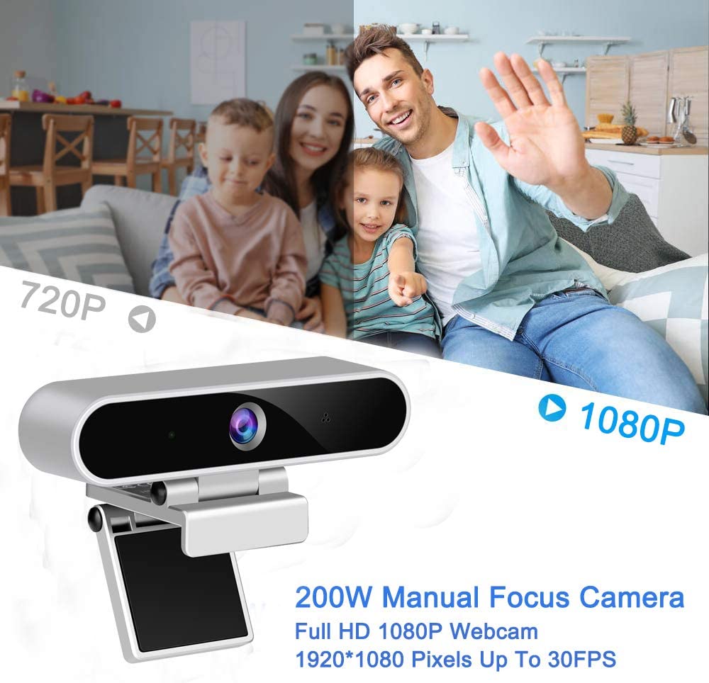 SV3C Hd Webcam Met Microfoon Full Hd 1080P 30fps Usb Camera 2MP Video-opname Web Camera Voor Pc Computers