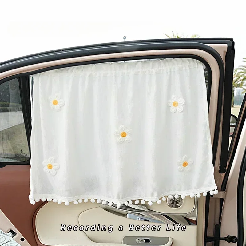 1PC Cute Cartoon Car Curtain Sunshade Curtain Essential Summer Car Sunscreen Curtains Keep Your Car Interior Cool & Protected