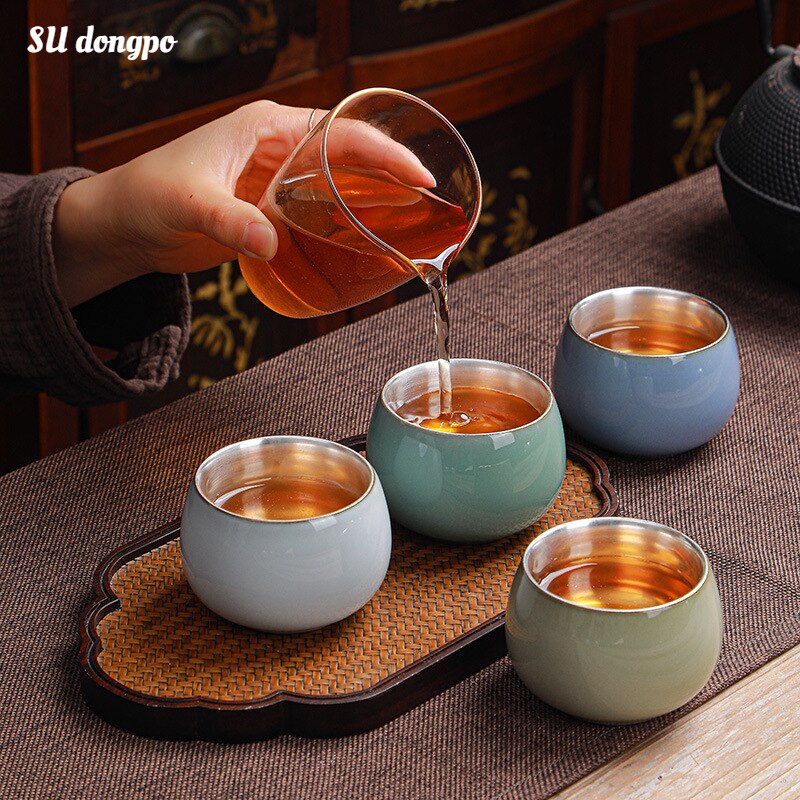 100ml Gilt Silver Ceramic Tea Cup Porcelain Teacup Vicedeal 100ml-gilt-silver-ceramic-tea-cup-porcelain-teacup-vicedeal