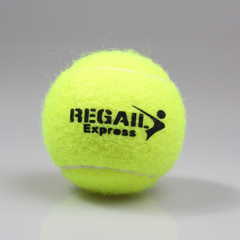 REGAIL 6 Pcs Tennis Balls for Training 100% Synthetic Fiber Rubber Tennis Balls