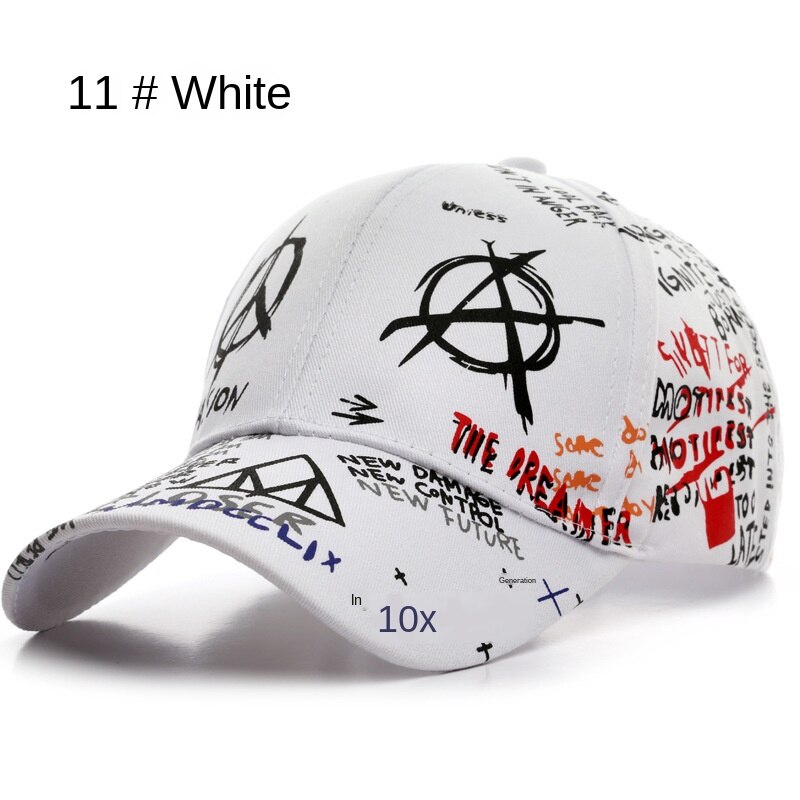 SLECKTON 100% Cotone Hip Hop del Berretto Da Baseball per Gli Uomini e Le Donne Casual Graffiti Snapback Cappello Unisex Cappelli di Moda Ha Raggiunto Il Picco Caps estate